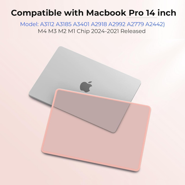 BlueSwan MacBook Pro effaf Klf (14 in)-Baby Pink