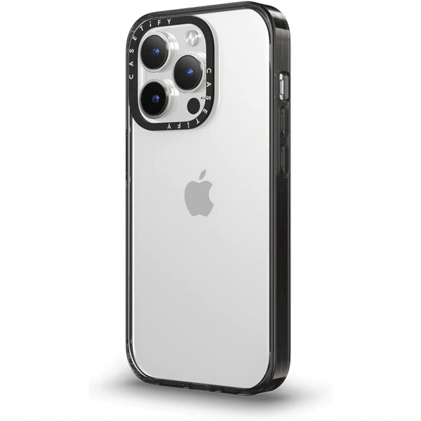 CASETiFY Apple iPhone 14 Pro effaf Klf(MIL-STD-810G)-Clear Black