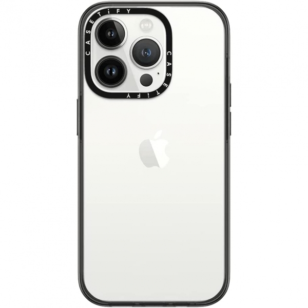 CASETiFY Apple iPhone 14 Pro effaf Klf(MIL-STD-810G)-Clear Black