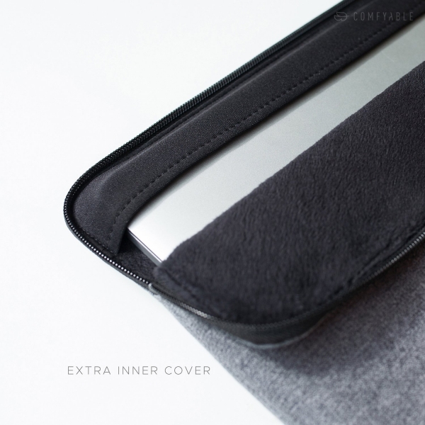 Comfyable MacBook Pro/Air Laptop Sleeve anta (13 in)-Dark Gray