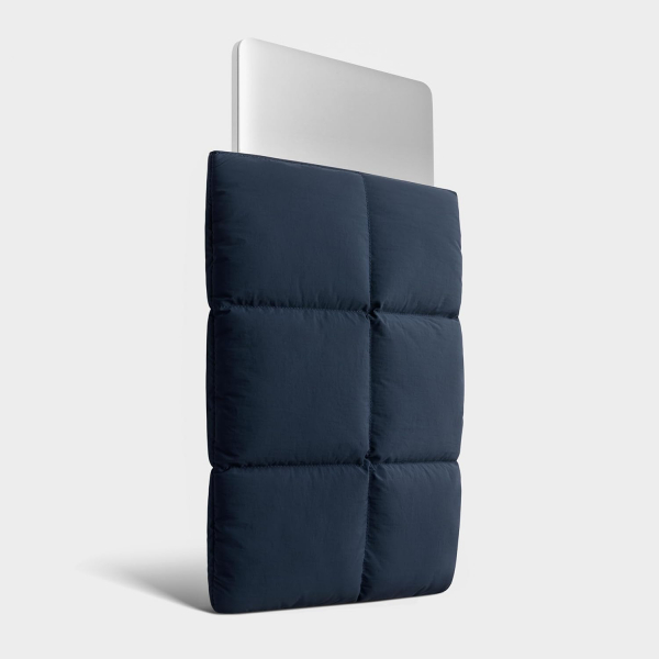 Comfyable Puffy Mknatsl Laptop antas (13/14 in)-Dark Blue