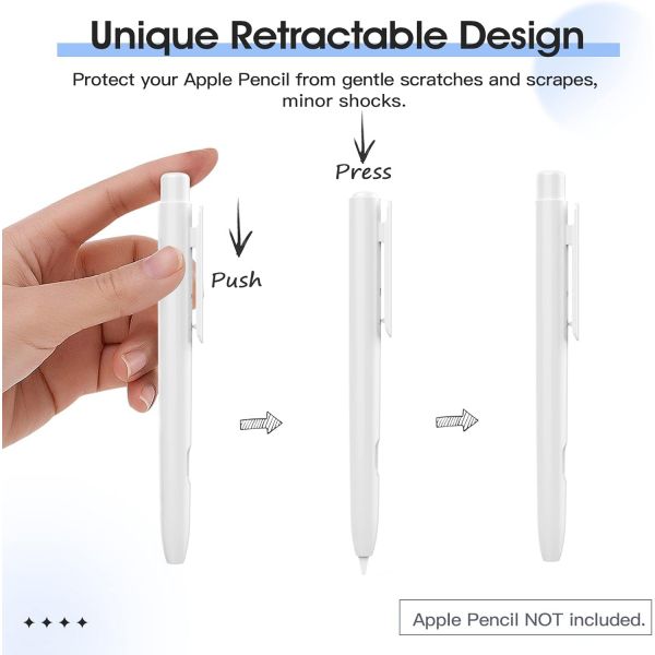 TiMOVO Apple Pencil Pro Klf -White