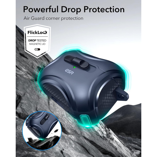 ESR Cyber FlickLock AirPods Pro 2.Nesil Klf-Blue