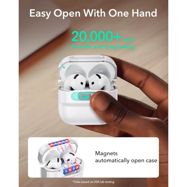 ESR Apple AirPods 4 HaloLock Klf -White