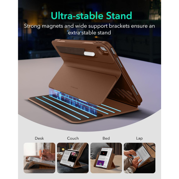 ESR Shift iPad Air Standl Klf (11 in)(6.Nesil)-Brown