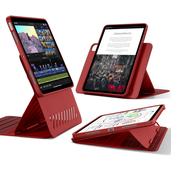 ESR Shift iPad Air Standl Klf (11 in)(6.Nesil)-Red