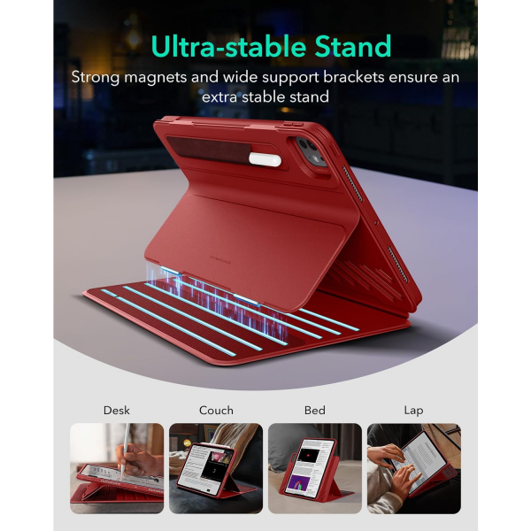 ESR Shift iPad Pro Standl Klf (11 in)(5.Nesil)-Red