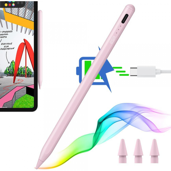 ESR iPad Uyumlu Stylus Kalem(Pembe)