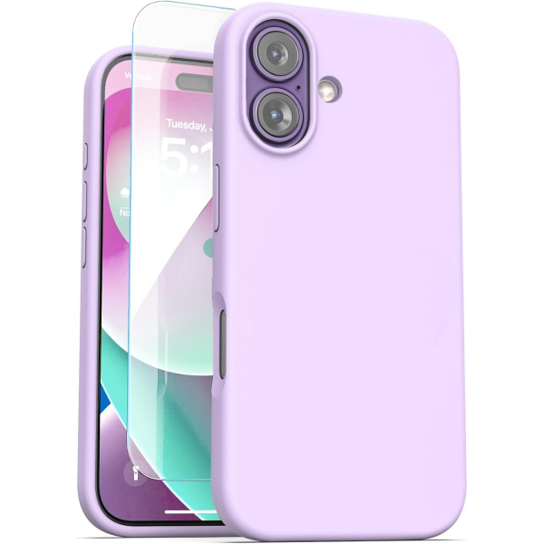 Encased Apple iPhone 16 Silikon Klf-Purple