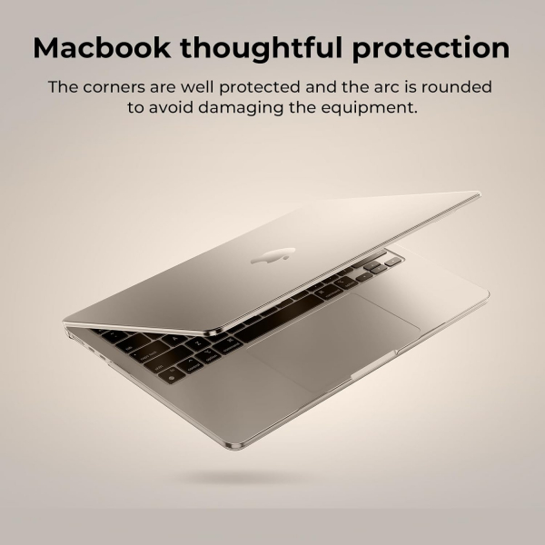 EooCoo MacBook Air M3 effaf Klf (13 in)-Crystal Starlight 