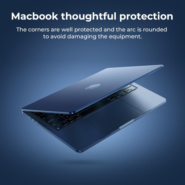 EooCoo MacBook Air M3 effaf Klf (13 in)-Crystal Midnight 