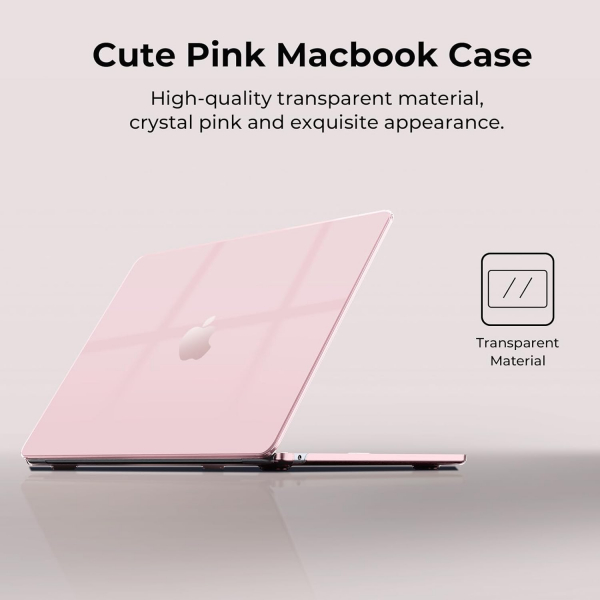 EooCoo MacBook Air M3 effaf Klf (13 in)-Pink