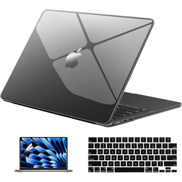 EooCoo MacBook Air M3 effaf Klf (13 in)-Black 