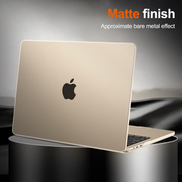 EooCoo MacBook Air M3 Ultra nce Klf (15 in)-Starlight Clear 