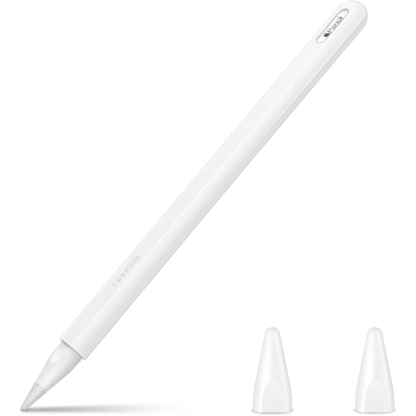 Fintie Silikon Apple Pencil Pro Klf-White