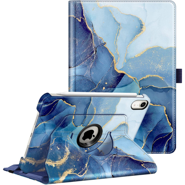 Fintie Apple iPad Mini 7 Rotating Klf -Ocean Marble