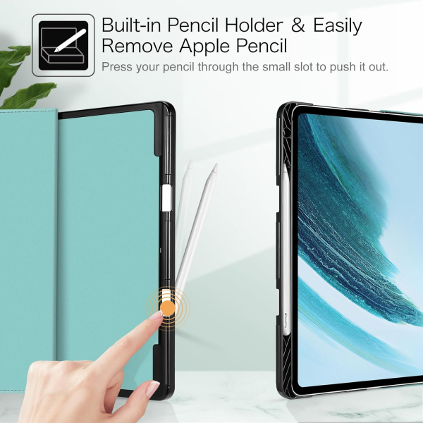Fintie Folio Kalem Blmeli iPad Pro Klf (13 in)-Blossom