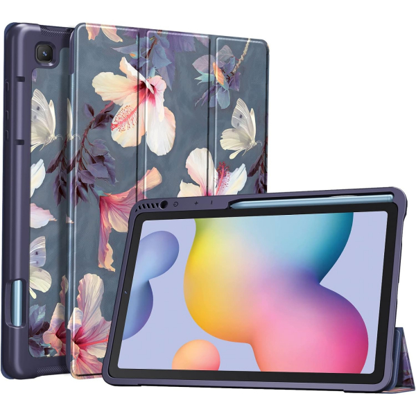 Fintie Galaxy Tab S6 Lite Klf (10.4 in)-Blooming Hibiscus 