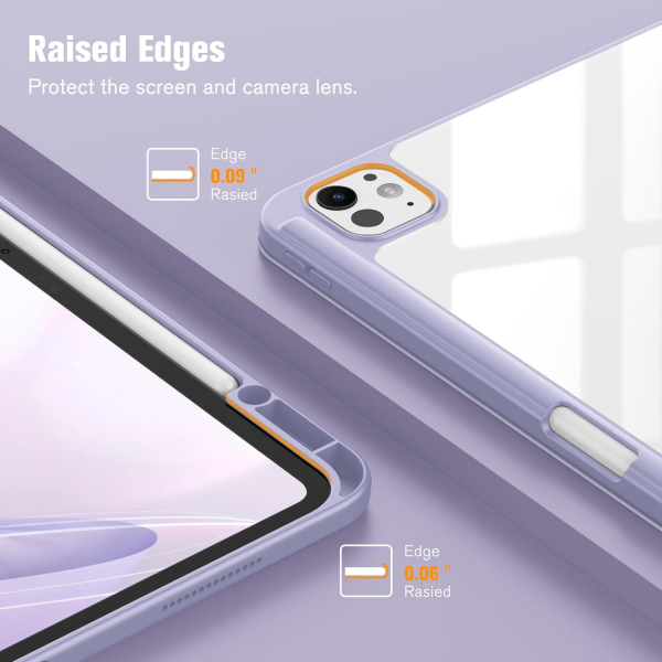 Fintie Hybrid iPad Pro Klf (13 in)-Lilac Marble 