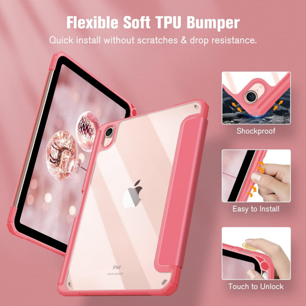 Fintie Apple iPad Mini 7 Hybrid Slim Klf-Watermelon