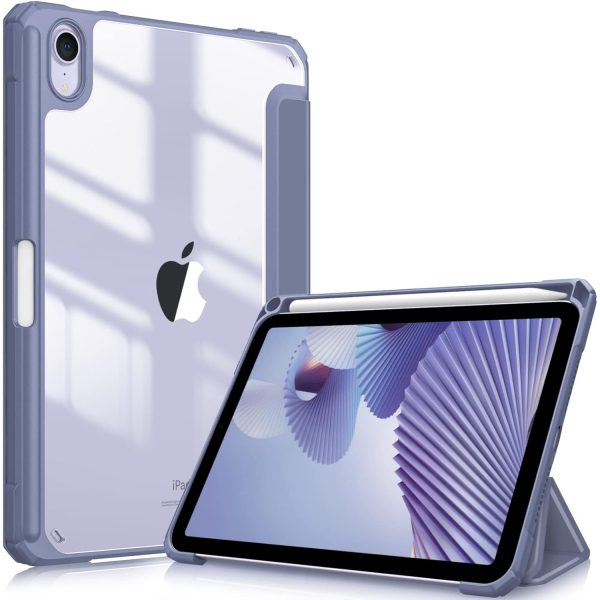 Fintie Apple iPad Mini 7 Hybrid Slim Klf-Lavender Gray