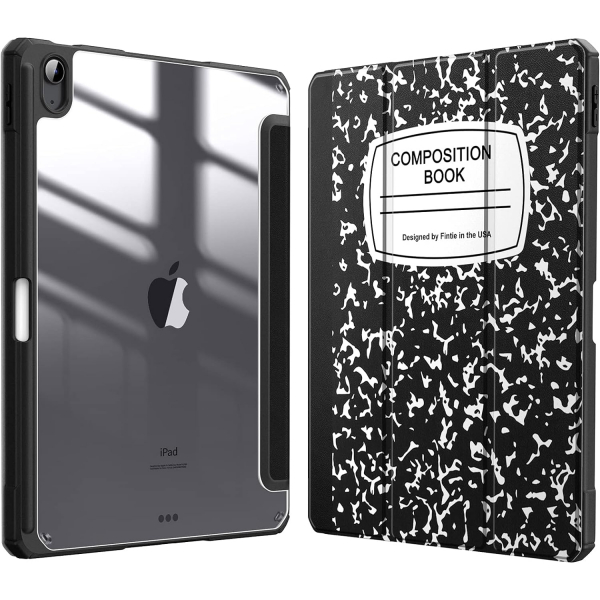 Fintie Hybrid iPad Air 6.Nesil Klf (11 in)-Composition Book