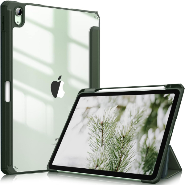 Fintie Hybrid iPad Air 6.Nesil Klf (11 in)-Alpine Green