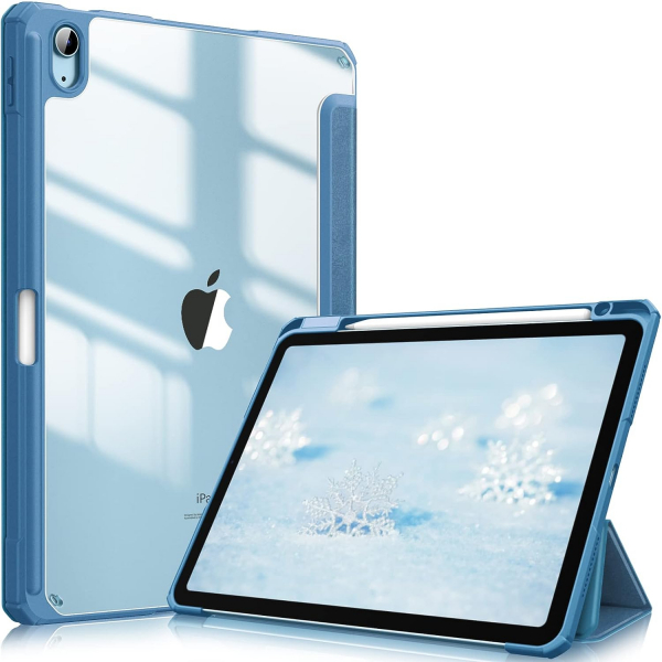 Fintie Hybrid iPad Air 6.Nesil Klf (11 in)-Ocean Blue