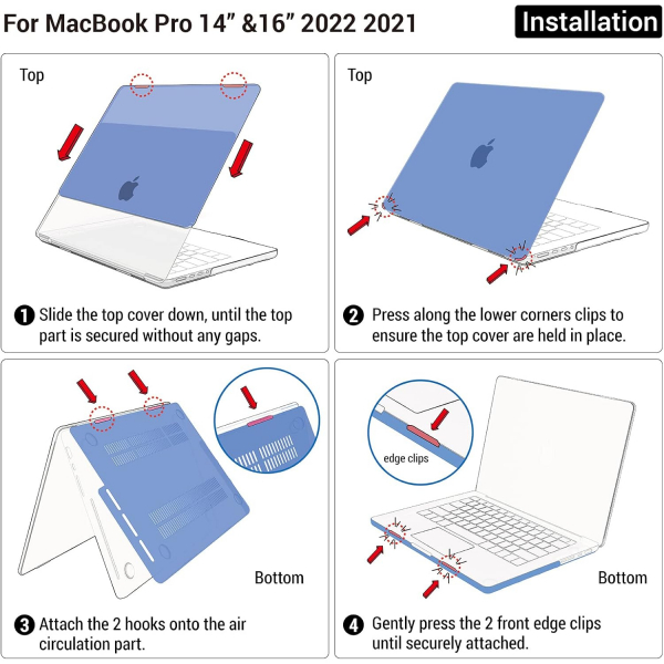 IBENZER MacBook Pro M4 Klf (14 in)-Star Clear