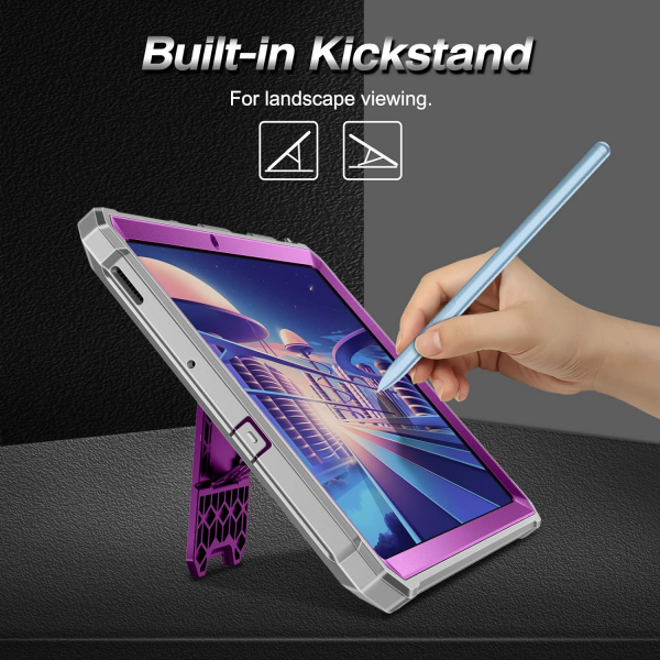 Fintie Kickstandl Galaxy Tab S6 Lite Klf -Purple