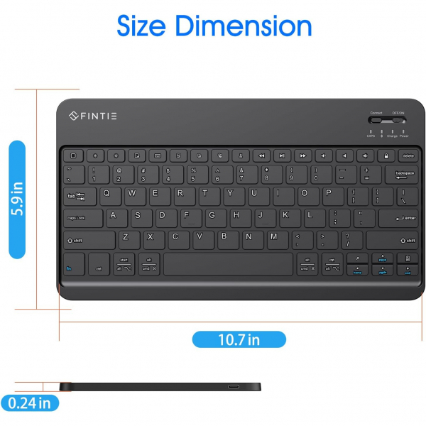 Fintie nce Kablosuz Klavye (11 in)
