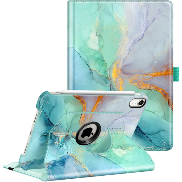 Fintie Apple iPad Mini 7 Rotating Klf -Emerald Marble