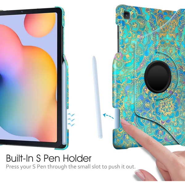 Fintie Rotating Galaxy Tab S6 Lite Klf (10.4 in)-Shades of Blue