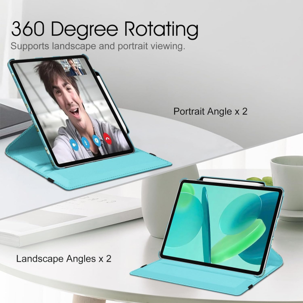 Fintie Rotating iPad Pro Klf (13 in)-Blossom