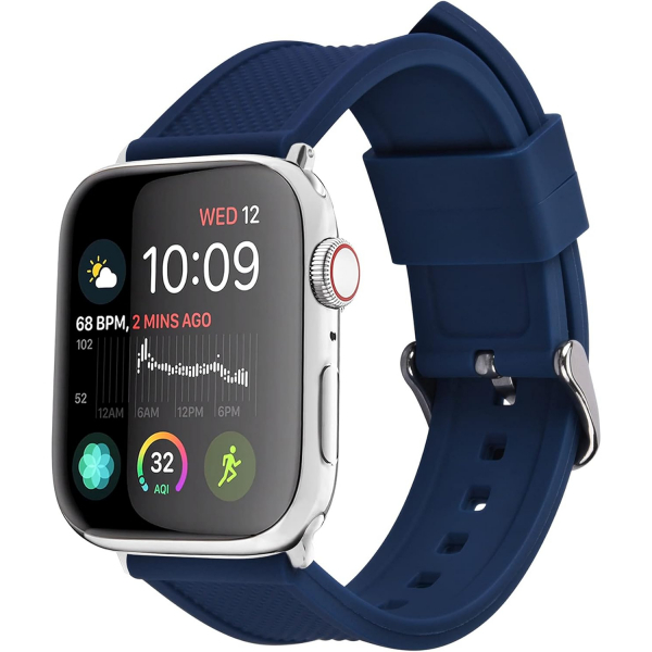 Fullmosa Apple Watch Silikon Kay (41/40/38mm)-Dark Blue