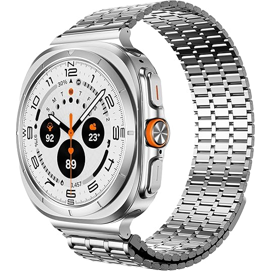 LETOID Galaxy Watch Ultra elik Kay (47mm)-Silver