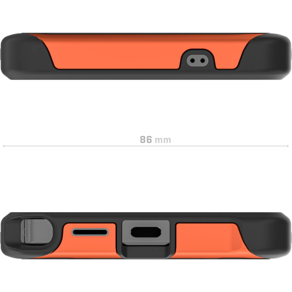 Ghostek Samsung Galaxy S25 Ultra ATOMIC Slim Klf-Orange 