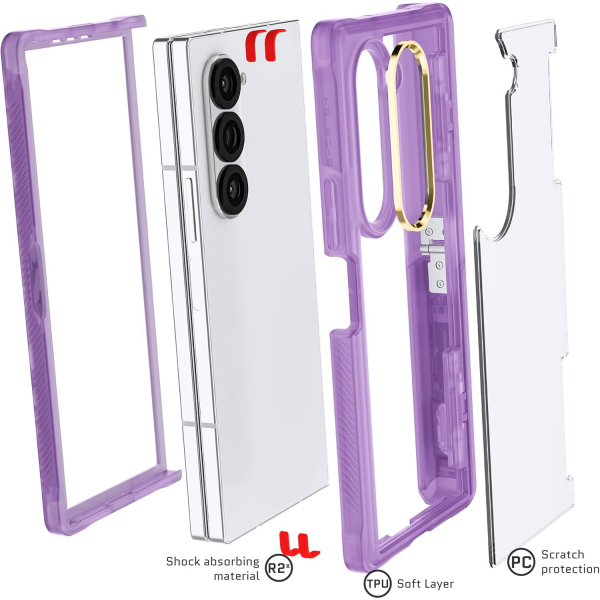 Ghostek Covert Galaxy Z Fold 6 Klf-Purple