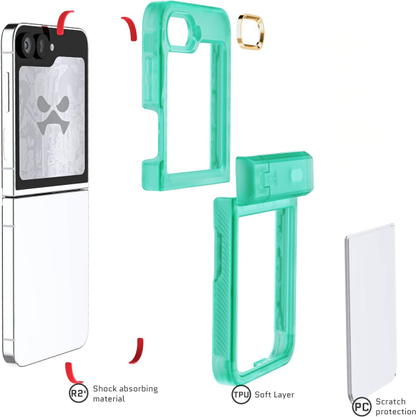 Ghostek Samsung Galaxy Z Flip 6 Covert Klf-Teal