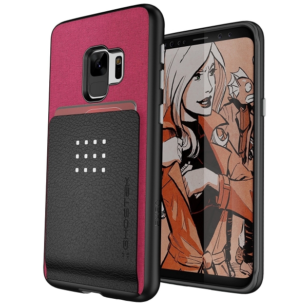 Ghostek Galaxy S9 Exec Kartlkl Klf (MIL-STD-810G)-Magenta