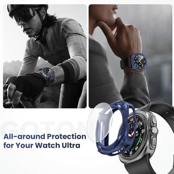 Goton Galaxy Watch Ultra 47mm Bumper Klf-Blue