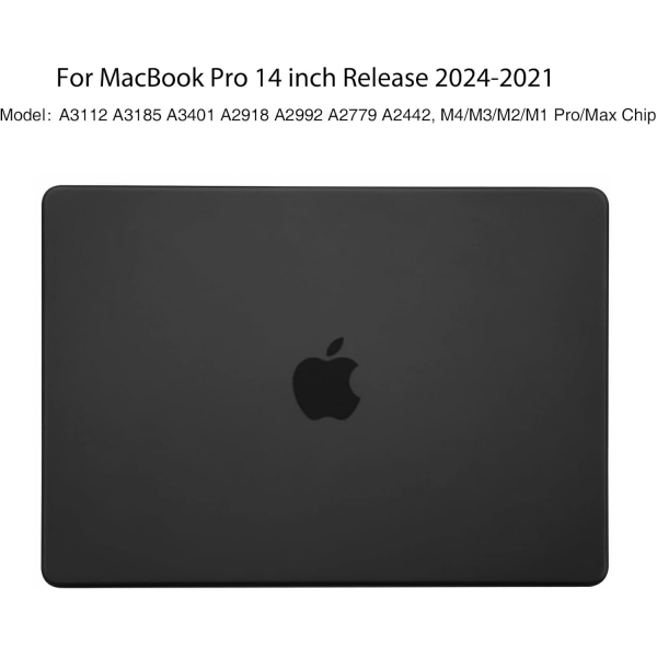 EooCoo MacBook Pro M4 Klf (14 in)-Matte Black