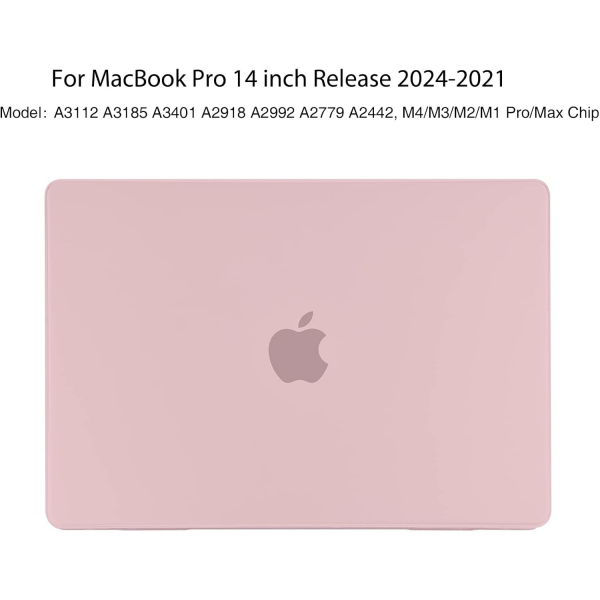 EooCoo MacBook Pro M4 Klf (14 in)-Light Pink