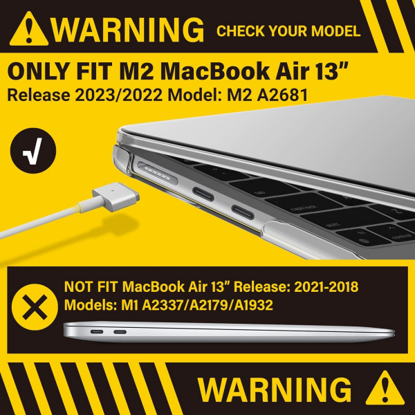 IBENZER MacBook Air M3 Klf (13.6 in)-Clear