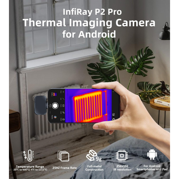 InfiRay P2 Pro Android Uyumlu Termal Kamera 