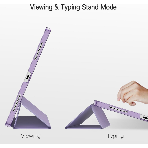JETech iPad Air 6.Nesil Standl Klf (11 in)-Light Purple