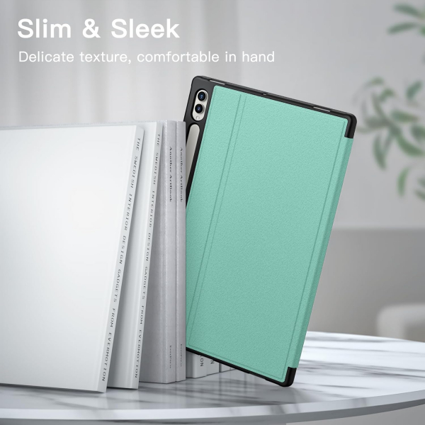 JETech Kalem Blmeli Galaxy Tab S9 Ultra Klf-Green