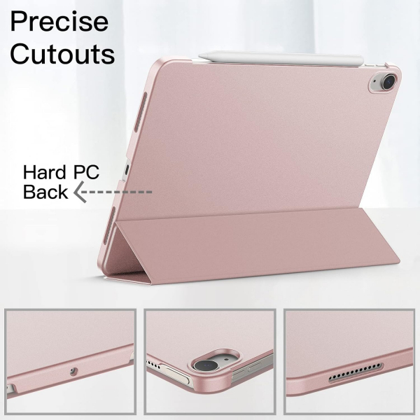 JETech Kapakl iPad Air Klf (11/10.9 in)-Rose Gold