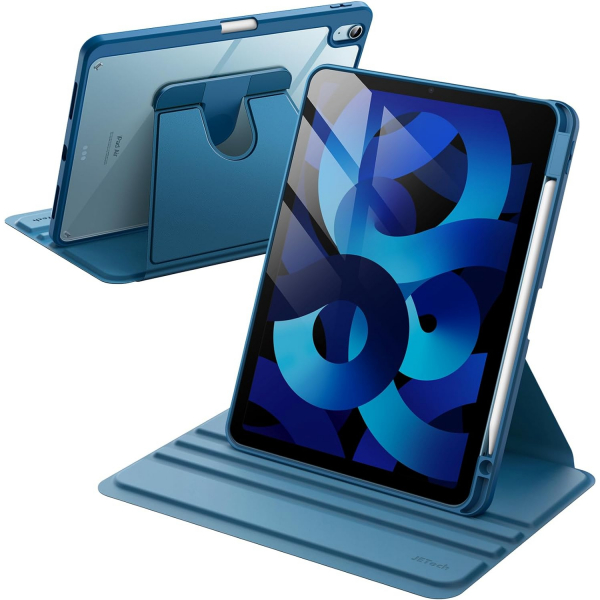 JETech Rotating iPad Air 6.Nesil Klf (11 in)-Blue