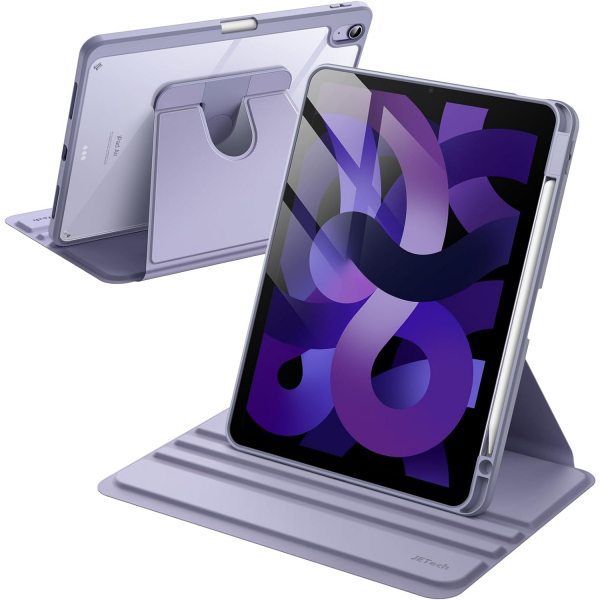 JETech Rotating iPad Air 6.Nesil Klf (11 in)-Purple